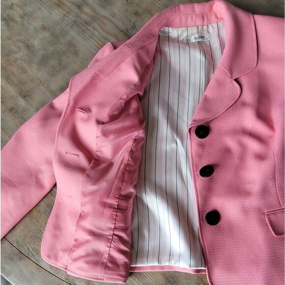 Jones Studio Separates Lined Blazer Jacket Pink 24W - Picture 4 of 6